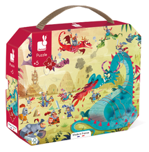 Load image into Gallery viewer, Janod Dragon Puzzle 54pc Puzzle