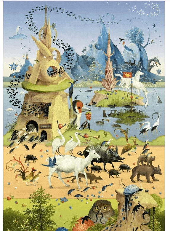 Take A Trip Hieronymus Bosch 500pc Heye Puzzle