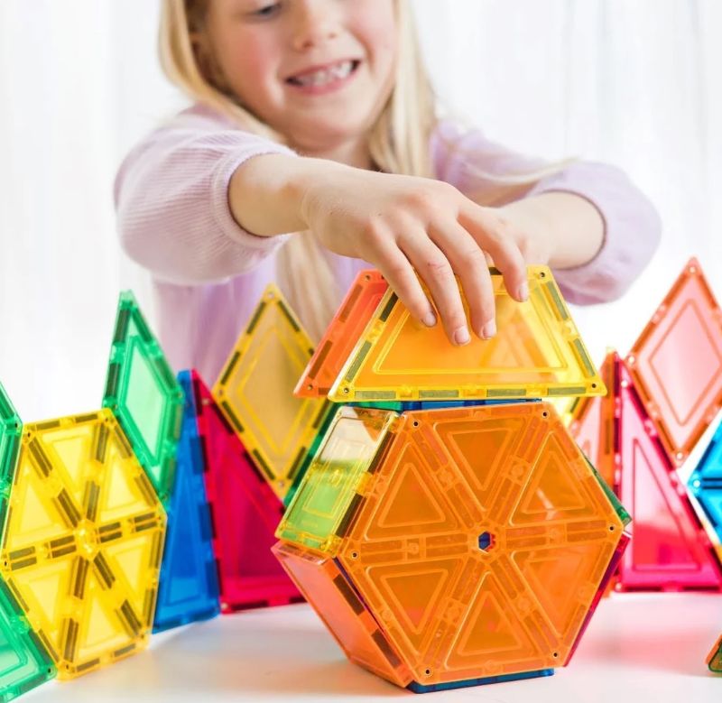 Tile Tek Magnetic Tiles 38pc Geometric Expansion Set