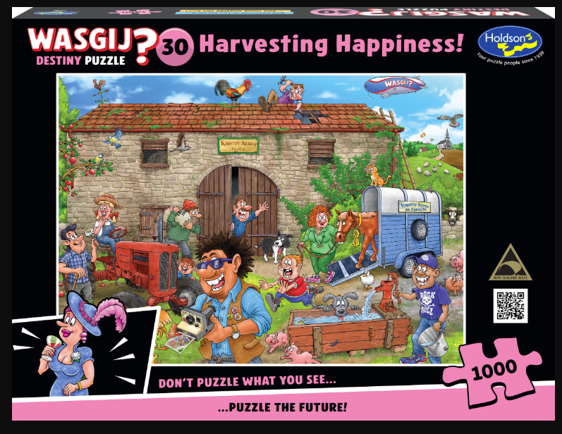 Wasgij Destiny Puzzle #30 Harvesting Happiness 1000pc
