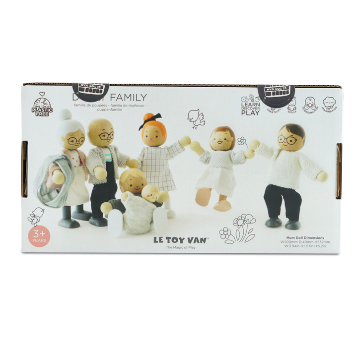Le Toy Van Daisylane My Doll Family 7pc dollhouse dolls