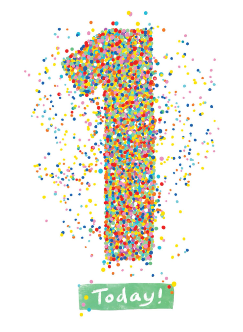 Birthday Card Sprinkles No.1 by Cat MacInnes