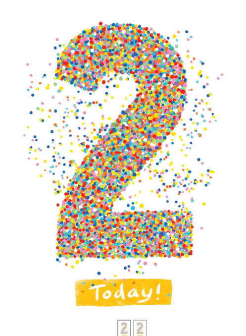 Birthday Card Sprinkles No.2 by Cat MacInnes