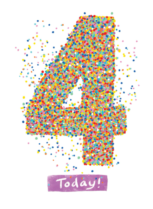 Birthday Card Sprinkles No.4 by Cat MacInnes