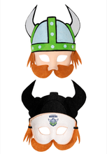 Load image into Gallery viewer, Sweida's Mini Mascots NRL Supporter Masks Raiders Costumes