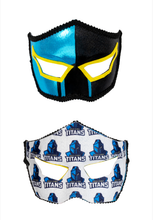Load image into Gallery viewer, Sweida's Mini Mascots NRL Supporter Masks Titans Costumes