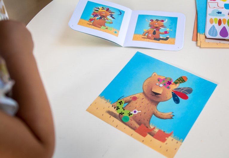 Djeco Create Animal Stickers Art and Craft