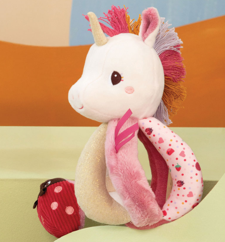 Lilliputiens Lena Unicorn Rattle with Handles