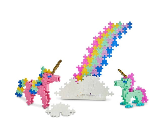 Plus-Plus Learn To Build Unicorns 275pc Construction