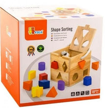 Load image into Gallery viewer, Viga Shape Sorting Box Baby & Toddler