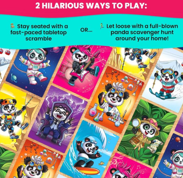 Panda-Monium Board Game