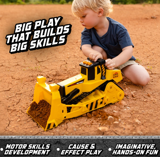 MAXX Action Power Dig Rig Bulldozer