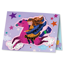 Load image into Gallery viewer, Avenir Scratch Greeting Card - Princess Art & Craft