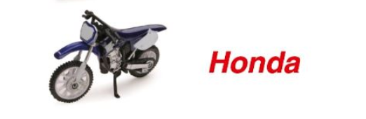 Motocross Dirt Bike Mini Licenced Honda toy motorbike