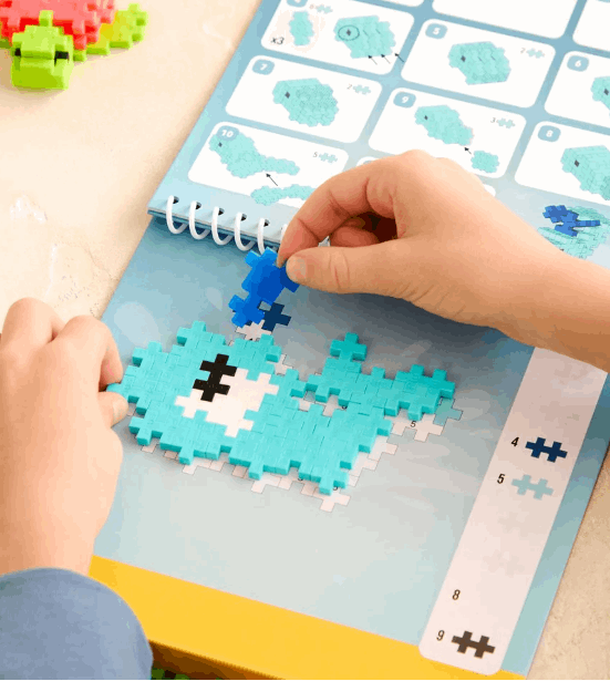 Plus-Plus Activity Pad Ocean Construction Toy