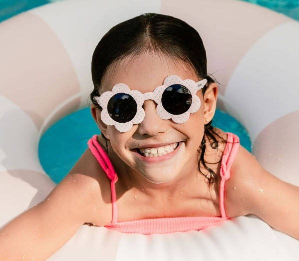 Frankie Ray Toddler Sunglasses Daisy Pink