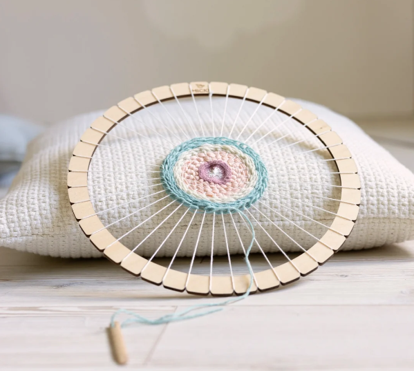 Micki Wooden Round Weaving Frame 30cm