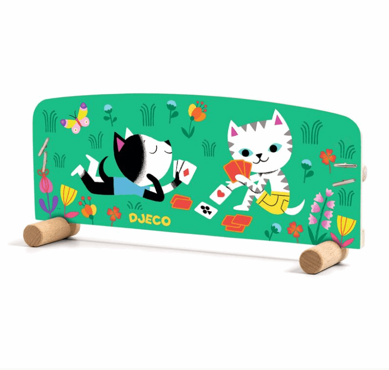 Djeco Standing Card Holder Games