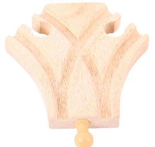 Load image into Gallery viewer, BigJigs Toys Rail Curved Turnouts 4pc Toy Trains & Train Sets