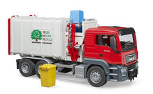 Load image into Gallery viewer, Bruder MAN TGS Side Loading Garbage Truck Construction
