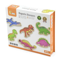 Load image into Gallery viewer, Viga Magnetic Dinosaurs 20pc Dinosaur