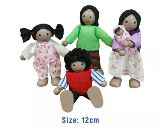 Fun Factory Doll Family 4pc Black Doll