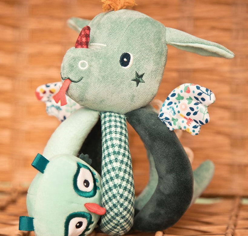 Lilliputiens Joe Rattle with Handles Baby Toy