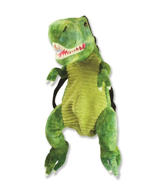 Johnco Green Dinosaur Backpack