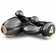 Load image into Gallery viewer, Playforever Enzo Motorbike Gunmetal toy motorbike
