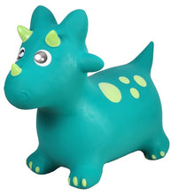 Load image into Gallery viewer, Kaper Kidz Bouncy Rider Spike the Triceratops Ride On