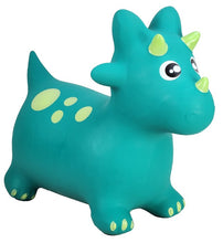 Load image into Gallery viewer, Kaper Kidz Bouncy Rider Spike the Triceratops Ride On
