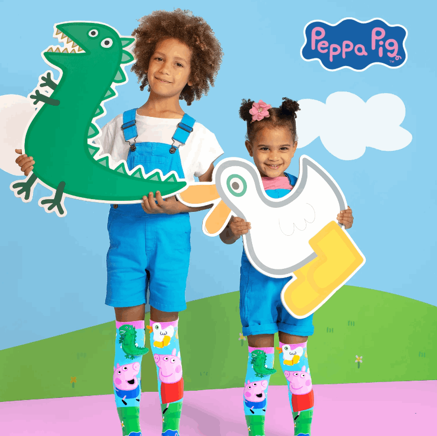 MADMIA Socks - Peppa Pig & George Socks