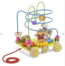 Load image into Gallery viewer, Viga Pull Along Bead Maze and Turning Gears Baby & Toddler