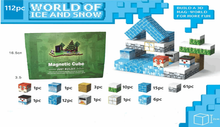 Load image into Gallery viewer, Magnetic Building Blocks 112pc Winter