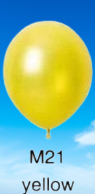 Load image into Gallery viewer, Balloons Biodegradable 12" Metallic/Pearl 10 Pack Yellow M21 balloon