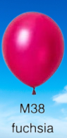 Load image into Gallery viewer, Balloons Biodegradable 12" Metallic/Pearl 10 Pack Fuchsia M38 balloon