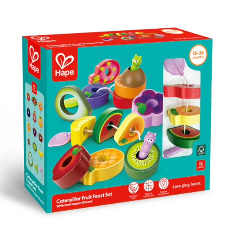 Hape Caterpillar Fruit Feast Set