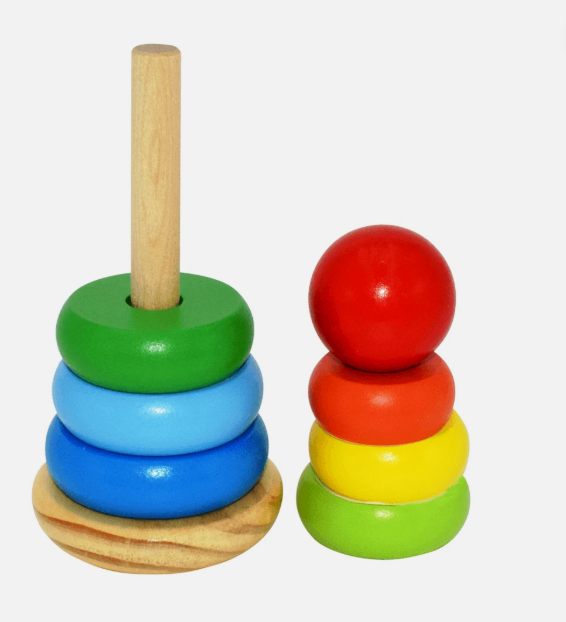 Fun Factory Wooden Rainbow Stacker