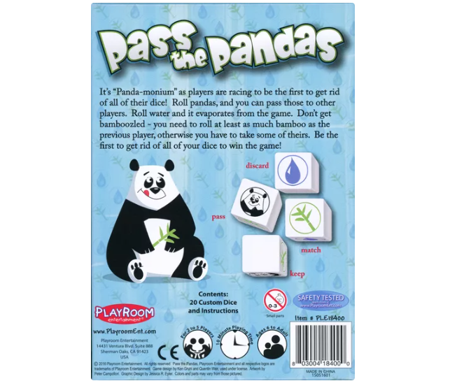 Pass The Pandas Game Game