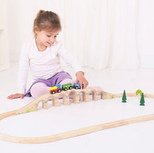 Load image into Gallery viewer, Bigjigs Toys Rail Viaduct Toy Trains & Train Sets