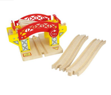 Load image into Gallery viewer, Bigjigs Toys Rail Lifting Bridge Train