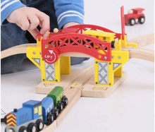 Load image into Gallery viewer, Bigjigs Toys Rail Lifting Bridge Train
