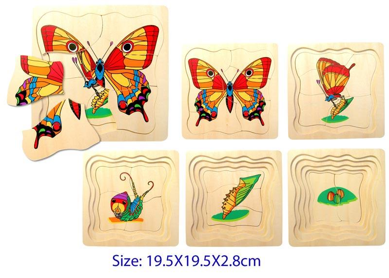 Fun Factory Butterfly Lifecycle Layer Puzzle