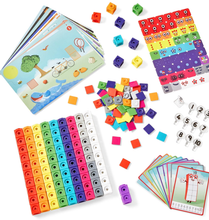 Load image into Gallery viewer, Numberblocks Math Link Cubes 1-10 Activity Set Learning Aid