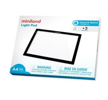 Load image into Gallery viewer, Miniland A4 LightPad Learning Aid