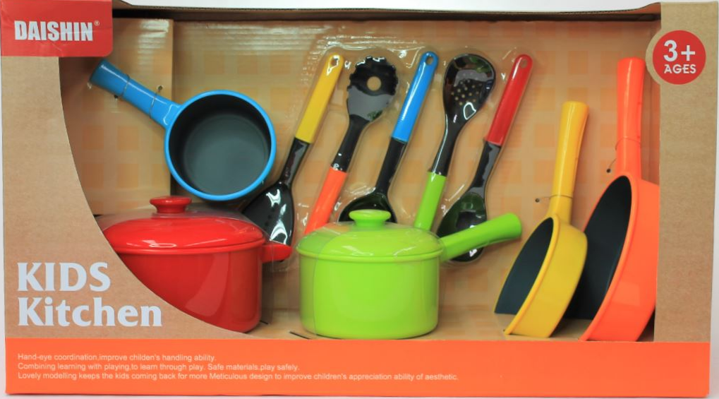 Kitchen Cooking Set 10pc Set Social Play