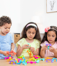 Load image into Gallery viewer, Fat Brain Toys Squigz 2.0 36pc Learning Aid