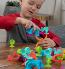 Load image into Gallery viewer, Fat Brain Toys Squigz 2.0 36pc Learning Aid