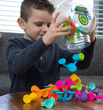 Load image into Gallery viewer, Fat Brain Toys Squigz 2.0 36pc Learning Aid