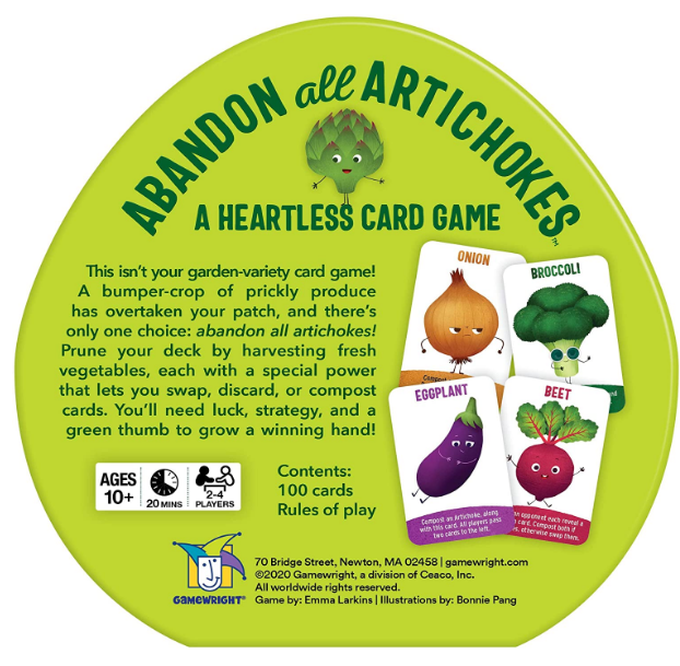 Abandon all Artichokes - Gamewright Game